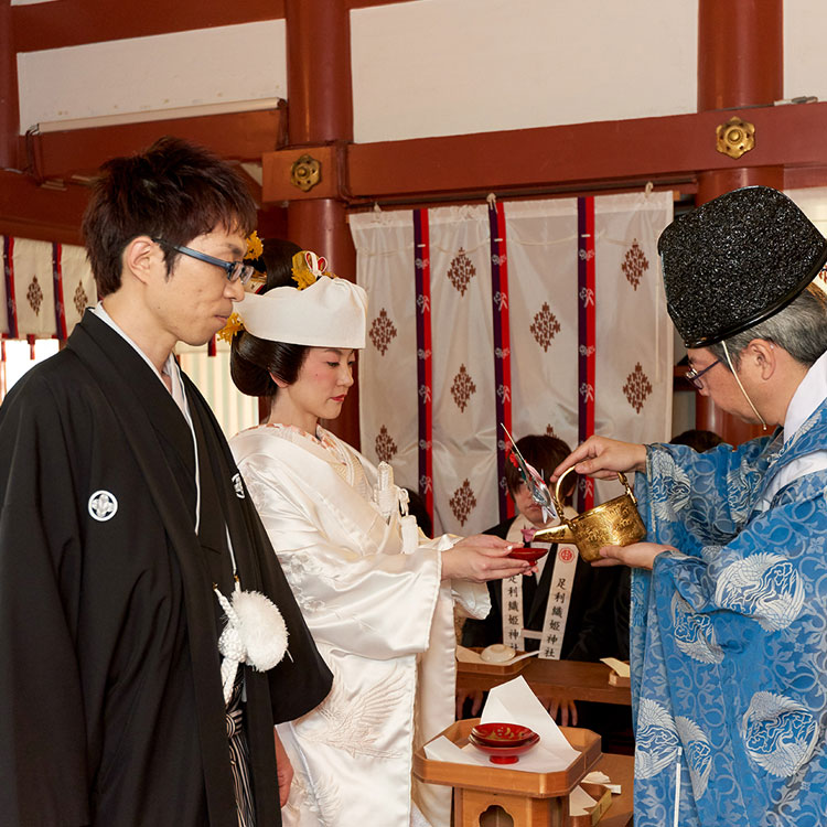 足利織姫神社神前式