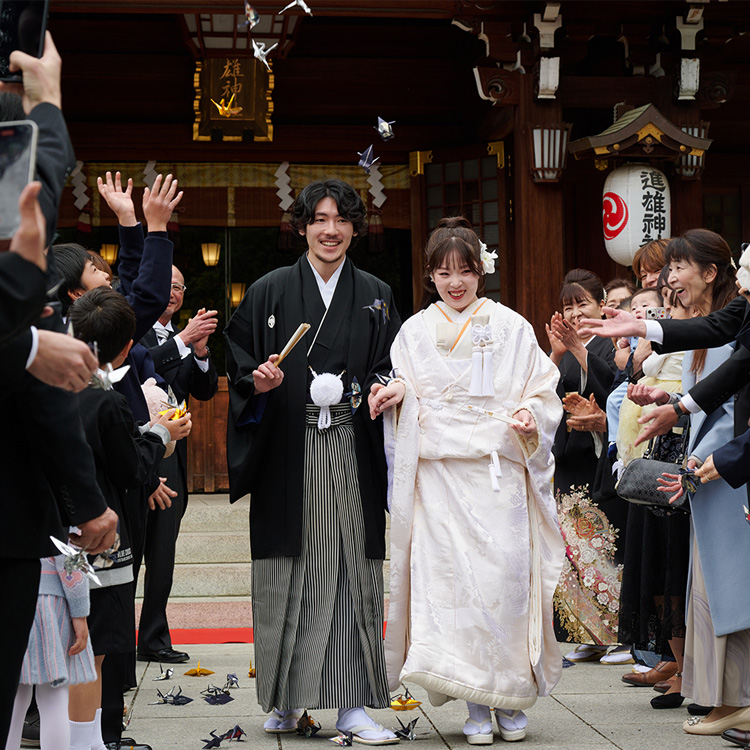 進雄神社神前結婚式・群馬県高崎市