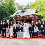 春の神社少人数結婚式・家族・親族だけ