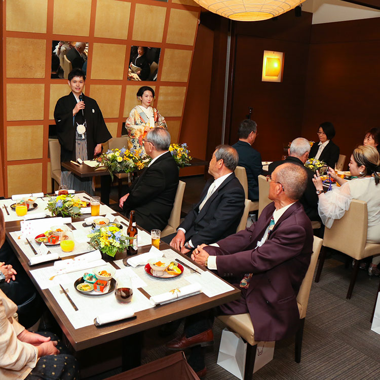 進雄神社神前結婚式＆WABIやまどり会食パーティ