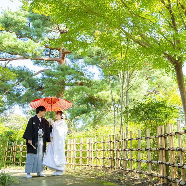 新緑の時期群馬県神社結婚式