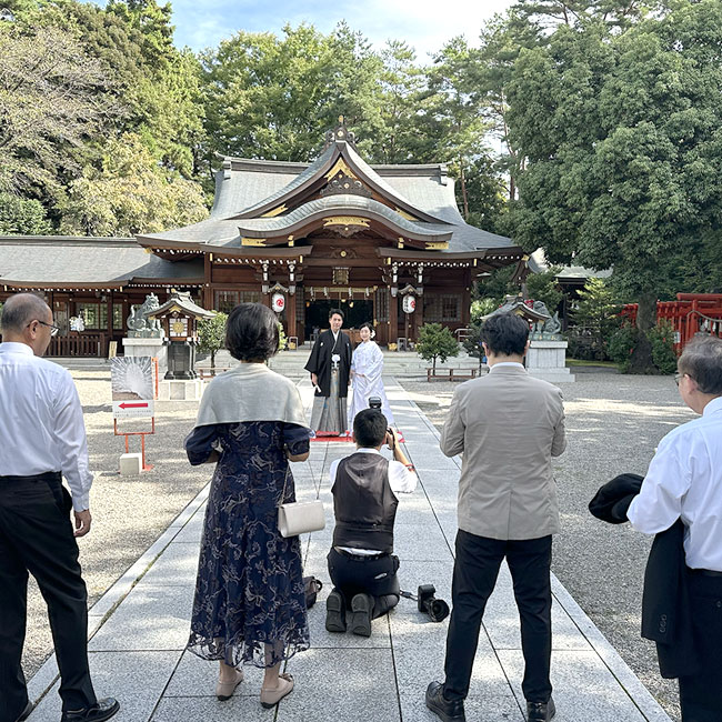 進雄神社神前結婚式・群馬県高崎市