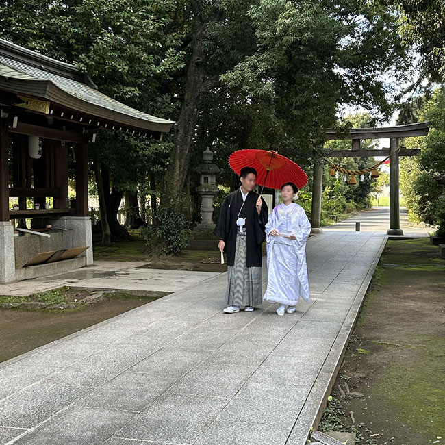 進雄神社神前結婚式・群馬県高崎市