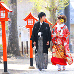 上野総社神社結婚式ロケーション撮影
